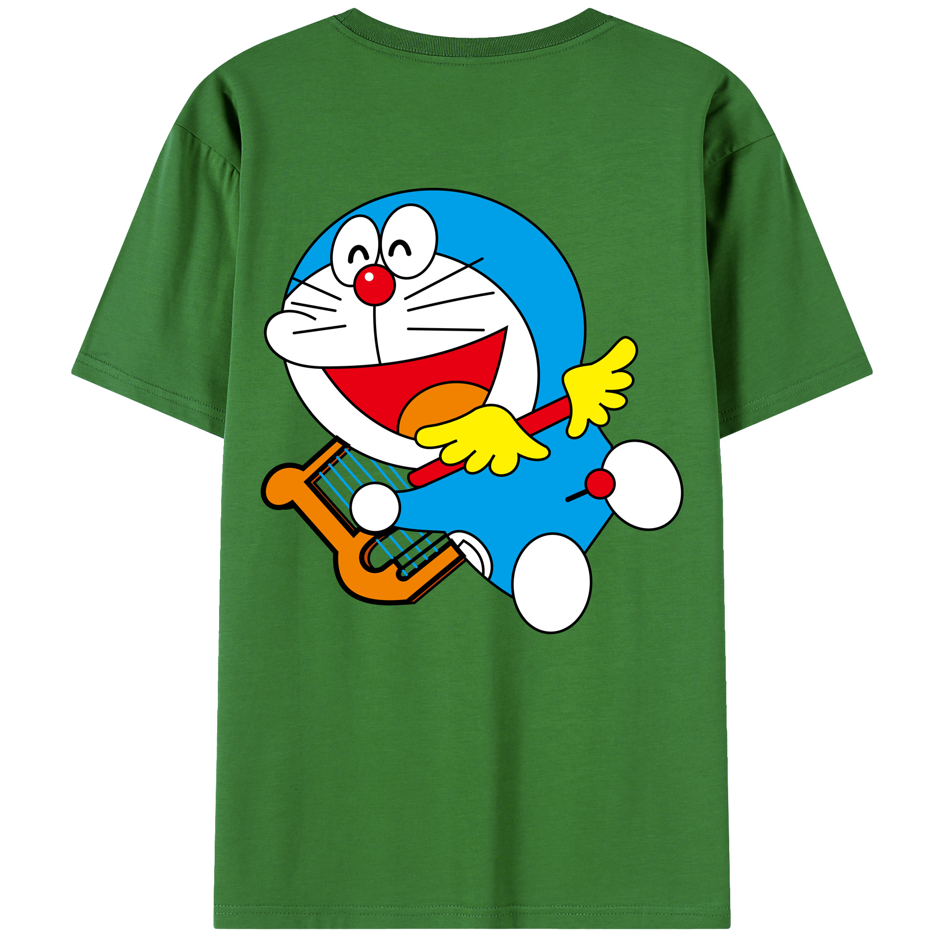 （画像用） ドラえもん Doraemon レディース半袖Tシャツ(バックプリント)